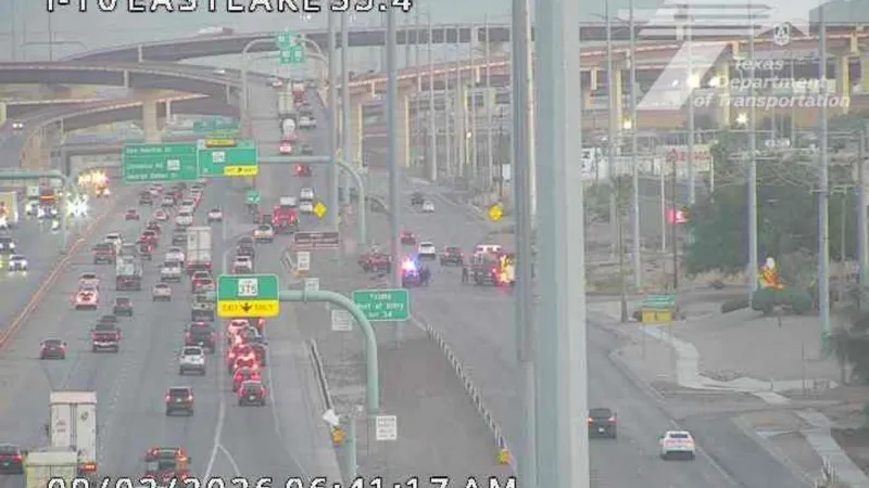 Crash reported on Gateway West at Bill Burnett; left lane blocked westbound