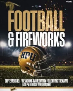 Howard Payne University to host 'Football & Fireworks' during Sept. 12 home opener