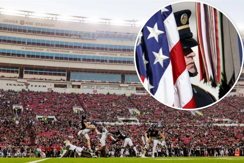 Texas Tech Hosts Joint-service Color Guard Performances At Home Games This Season