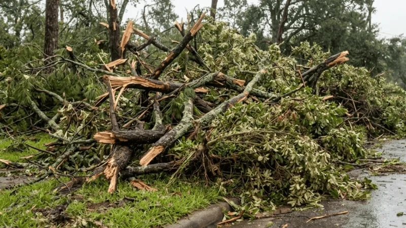 Feds: Not enough storm debris in Hardin County for federally-funded removal