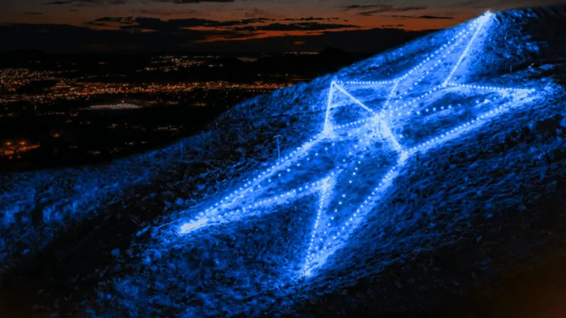 Star on the Franklin Mountains to glow light blue Friday for Karol G tribute