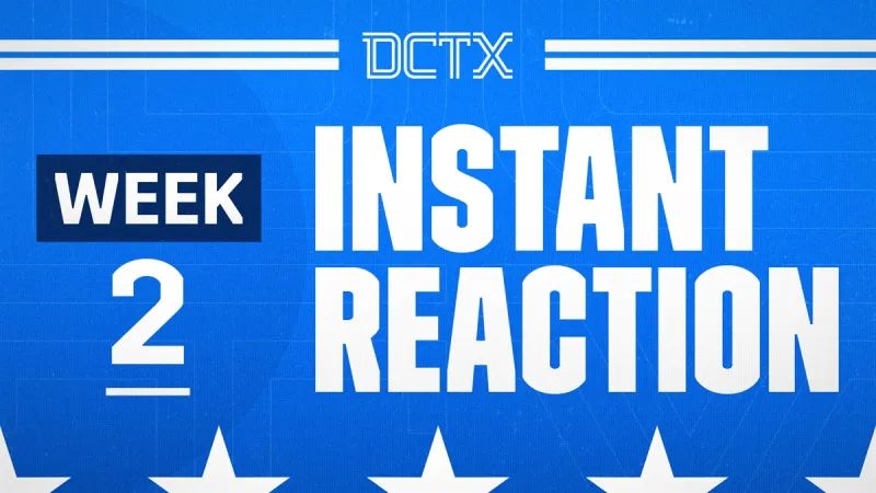 WEEK 2 FRIDAY NIGHT INSTANT REACTION