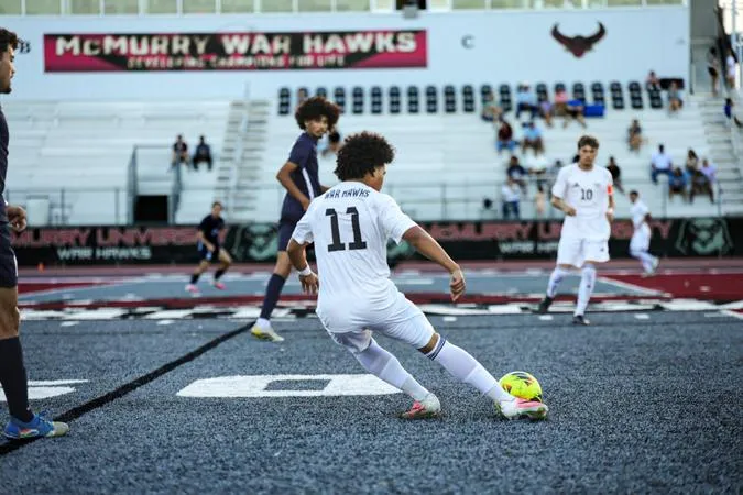 McMurry Men's Soccer Shuts Out Lyon College, 2-0