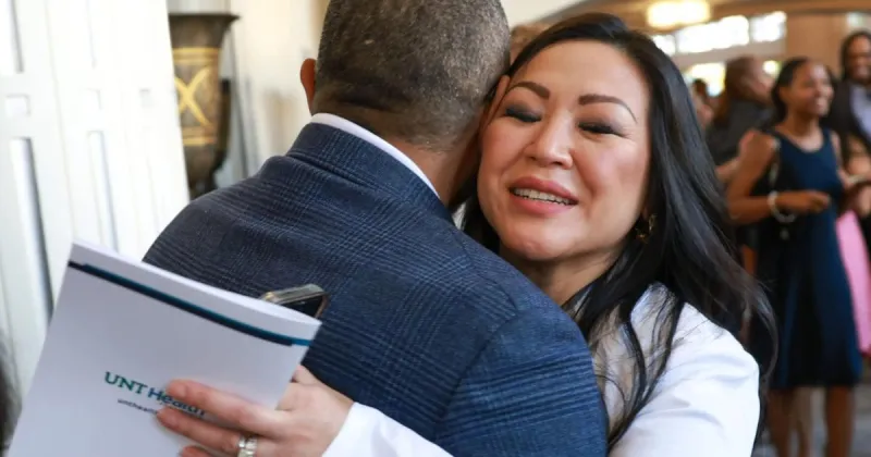 UNT Health Fort Worth nursing student's white coat signifies more than a career