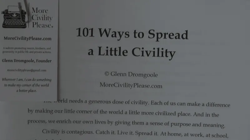Texas author calls for more civility