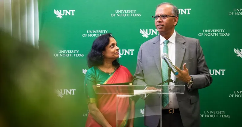 UNT alumnus and spouse give $20 million to create new college centered on AI