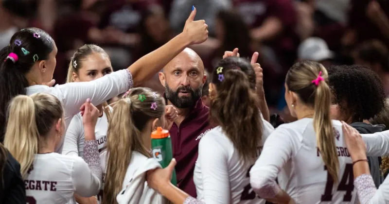 A&M volleyball team aiming to make things click with No. 4 Stanford up next