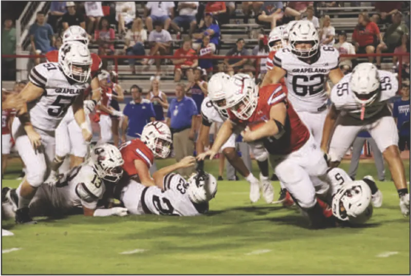 Elkhart Ground Game Leads Elks Past Grapeland, 35-20