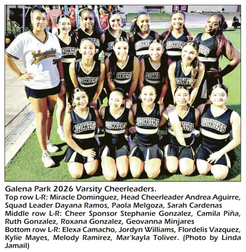 2026 GP Yellow Jackets Varsity Cheerleaders