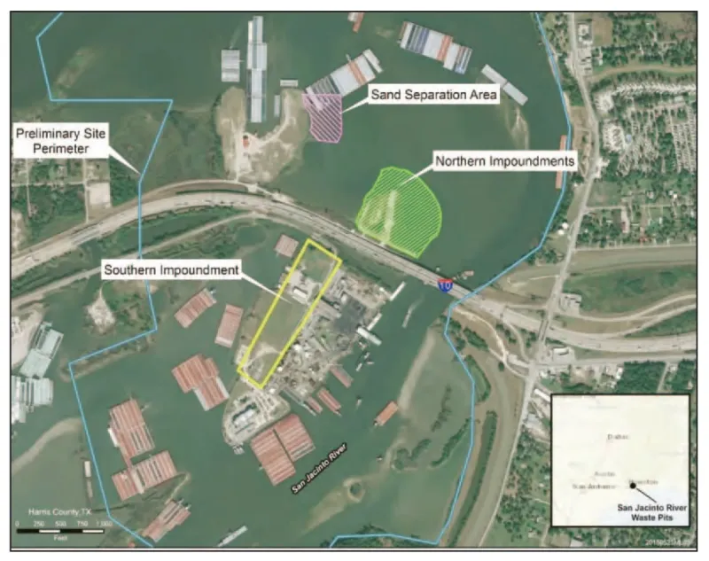 San Jacinto River Waste Pits cleanup estimate climbs