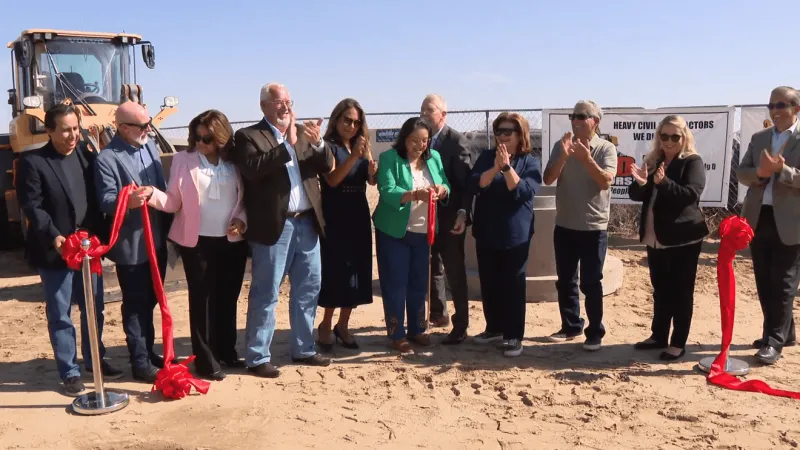 El Paso leaders celebrate new sewer system for Clint-area neighborhoods