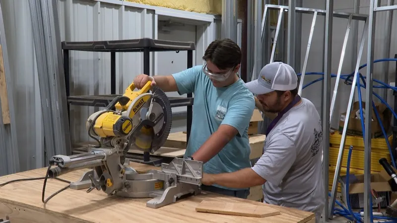 Wylie ISD students build tiny homes for Houses for Healing partnership