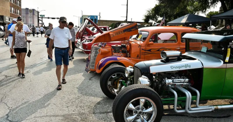 Arts & Autos 2026 is taking over the Denton Square on Saturday
