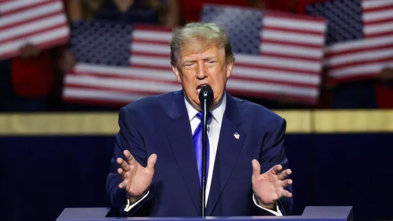 At Dallas midterm convention Trump promises $5,000 dividend if Republicans win in November