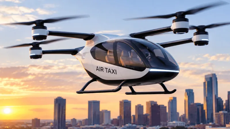 "It's a bird, it's a plane-no, it's a taxi!"