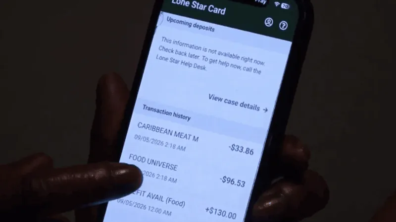 Texas women say SNAP benefits vanished within hours