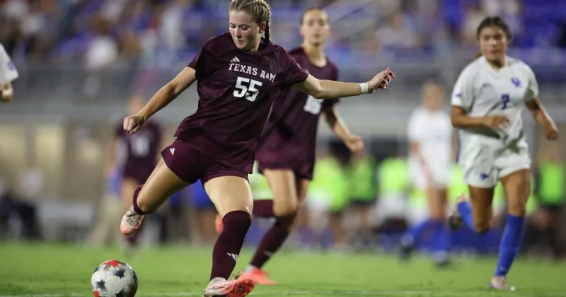 Churchill scores twice but A&M loses SEC soccer opener at Kentucky