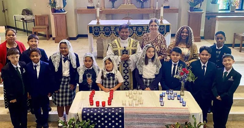 St. Patrick Catholic School commemorates 9/11 with prayer, patriotism