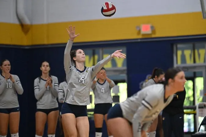 VB: Rams Swept by Golden Eagles
