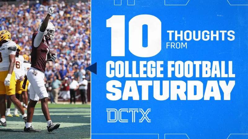 Texas' Statement Win Headlines a Wild Week 2 Across College Football