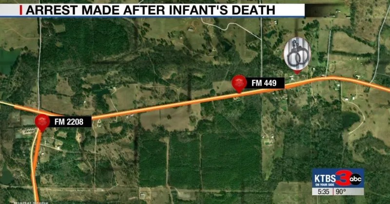 Harrison County man arrested after infant's death