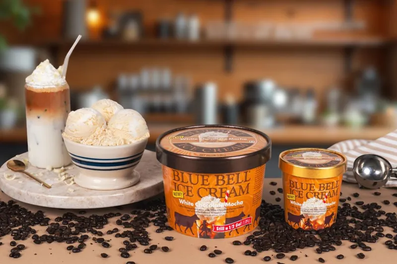 Texas Gets the New Blue Bell White Chocolate Mocha: Enjoy