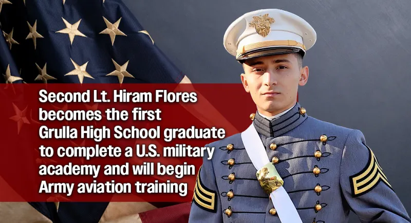 Grulla High School Alumnus Makes History with West Point Graduation