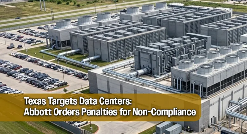 Governor Abbott Directs TWDB To Penalize Data Center Reporting Failures