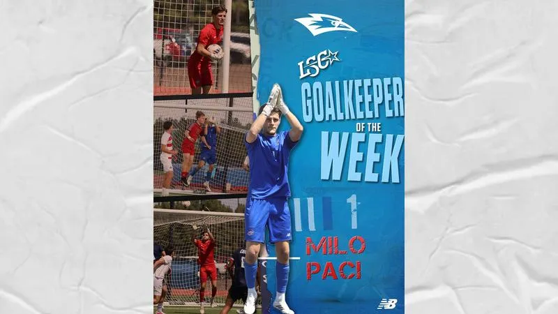 Paci Claims Goalkeeper of the Week Honors