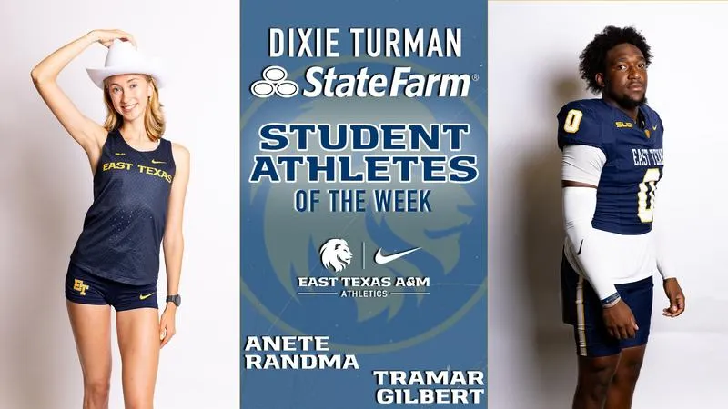 Gilbert, Randma named Dixie Turman State Farm Agency Student-Athletes of the Week