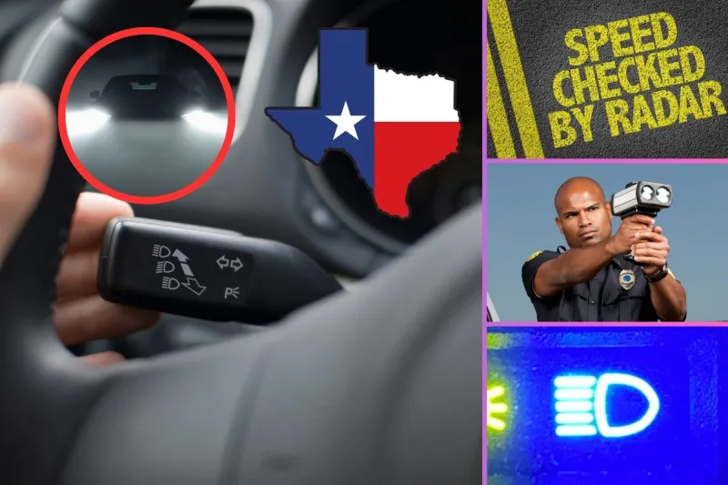 Is It Illegal to Flash Your Lights at Drivers in Texas?