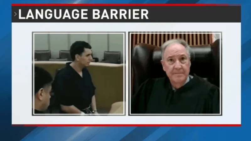 'My God, you don't speak English? It comes in handy in America'