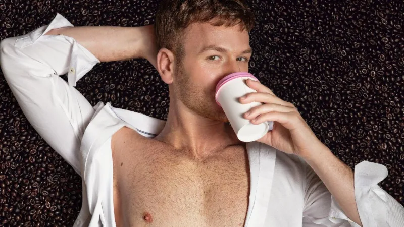 Queer country artist Brian Falduto performs his new single "Free Coffee"