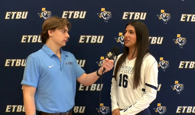 VIDEO | Tiger Talks | ETBU Volleyball with Jacob Bumpas