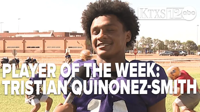 Merkel Badgers' Tristian Quinonez-Smith wins fan-voted Play of the Week 2 honor