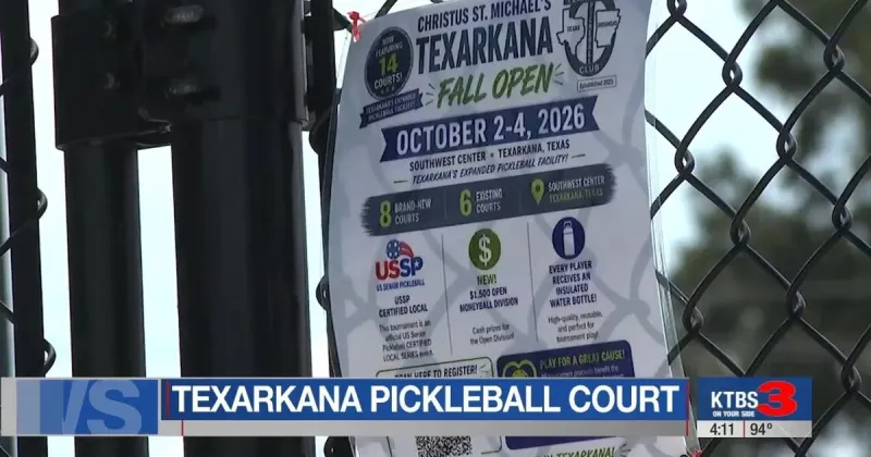 Eight new pickleball courts open at Texarkana's Southwest Center
