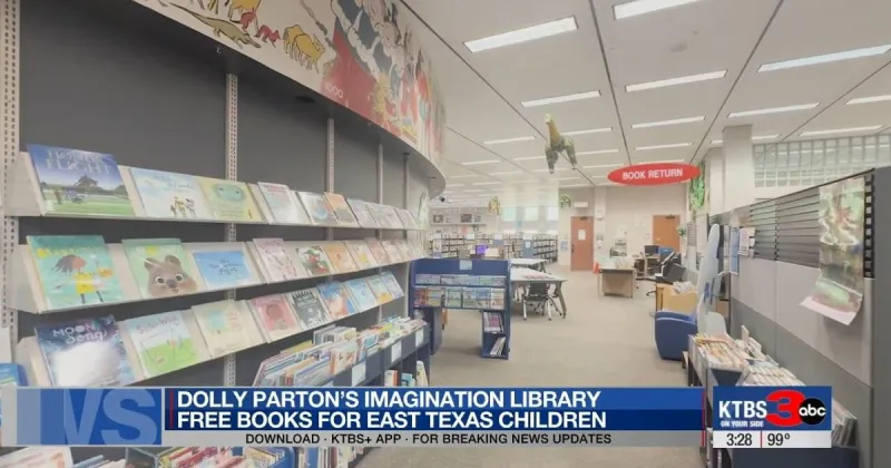 Dolly Parton's Imagination Library gives East Texas children free books