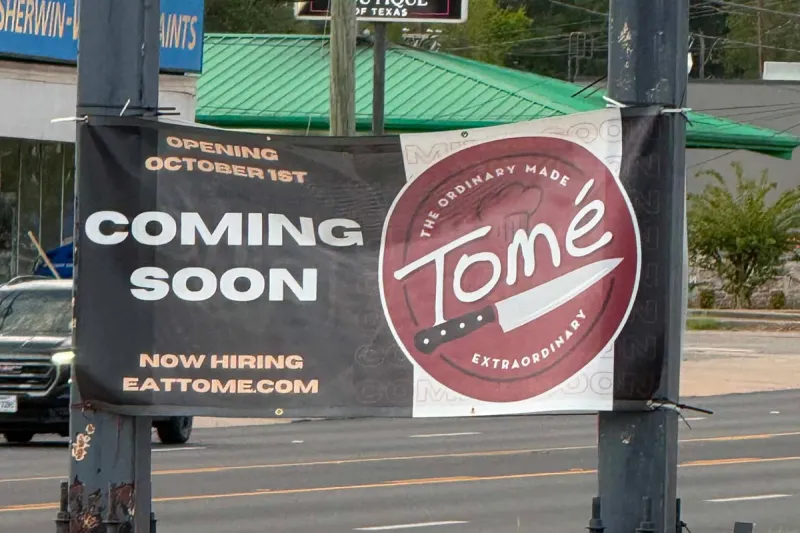 Tom Sets Grand Opening for October 1st--3rd in Nacogdoches