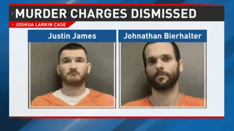 Murder charges dismissed against two suspects in Joshua Larkin case