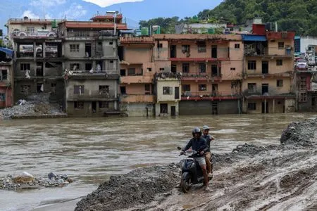 In a Nepal town, flood survivors find little trace of former lives