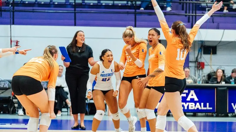 Mavericks Win Five-Set Battle Against Tournament Host Louisiana Lafayette, 3-2