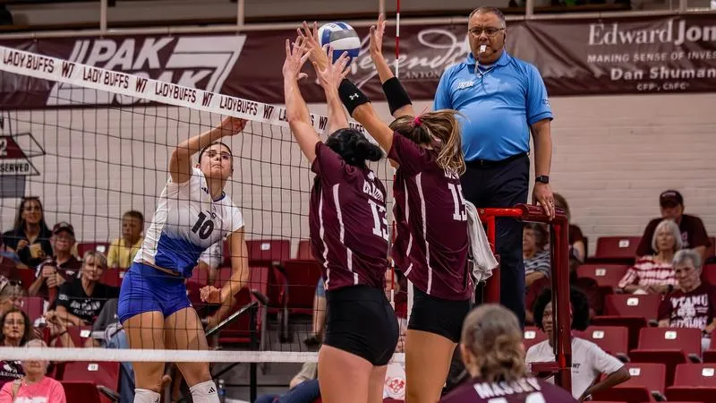 Lady Buffs Sweep Past Texas A&M International at The Box