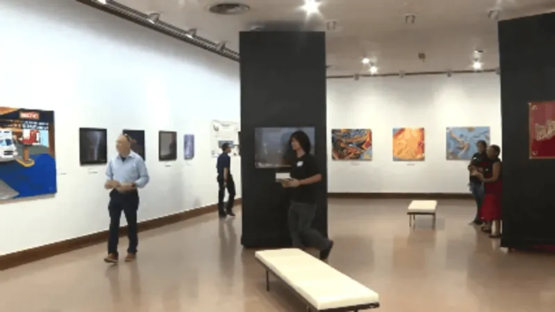 Art show spotlights stress relief and self-care for first responders and families