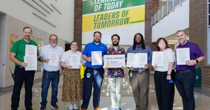 School foundation surprises Denton ISD teachers - with money for classroom and campus projects