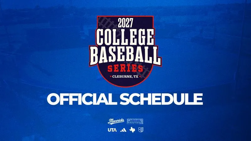 UTA Baseball Reveals 2027 Cleburne College Baseball Series Schedule