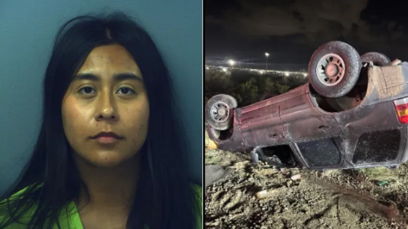 Deputies arrest 21-year-old on DWI after rollover crash on Peyton Road near Sparks