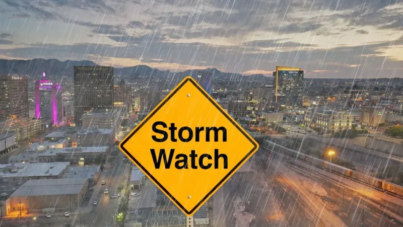 El Paso's First Day of Fall Will Bring Heavy Rainfall