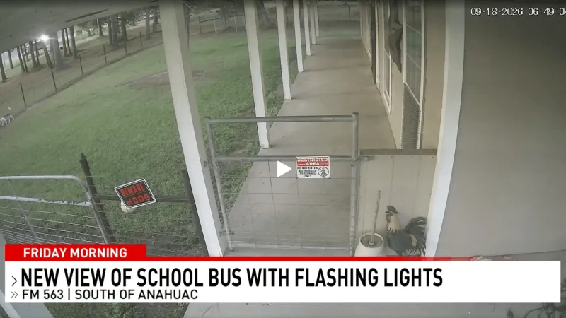 New video: School bus lights flashing well before driver whizzed by, nearly hitting girl