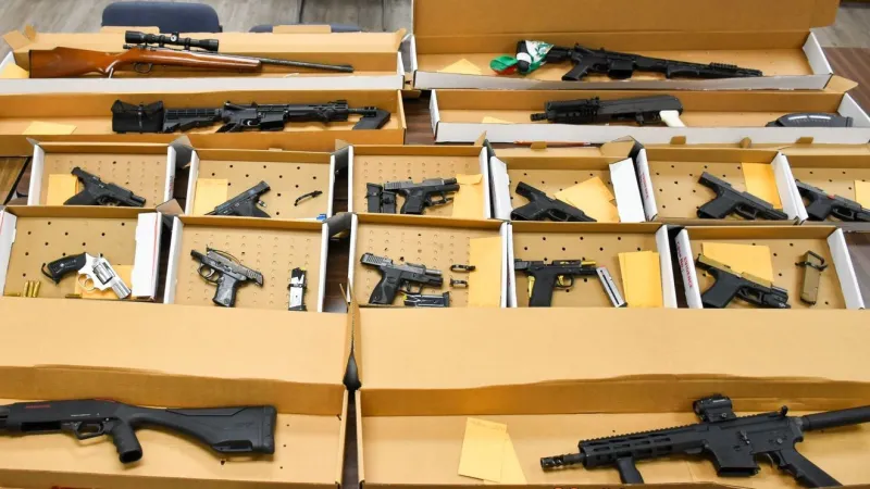 17 guns seized, 2 arrested in straw-purchase investigation