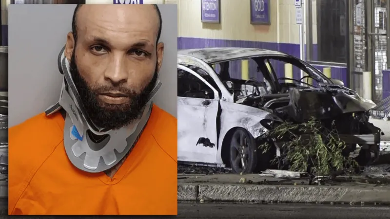 CAUGHT ON CAMERA | Passenger seriously hurt after police chase ends in fiery crash